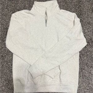 Brandy Melville Cream Zip Up Sweater